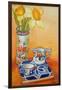 Chinese Vase with Daffodils, Pot and Jug-Joan Thewsey-Framed Giclee Print