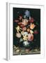 Chinese Vase with Flowers, Shells and Insects-Balthasar van der Ast-Framed Giclee Print
