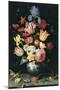 Chinese Vase with Flowers, Shells and Insects-Balthasar van der Ast-Mounted Giclee Print
