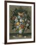 Chinese Vase with Flowers, Shells and Insects-Ambrosius Bosschaert the Elder-Framed Giclee Print