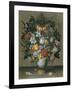 Chinese Vase with Flowers, Shells and Insects-Ambrosius Bosschaert the Elder-Framed Giclee Print