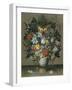 Chinese Vase with Flowers, Shells and Insects-Ambrosius Bosschaert the Elder-Framed Giclee Print