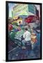 Chinese Vegetable Stall, 2000-Hector McDonnell-Framed Giclee Print