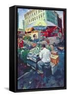 Chinese Vegetable Stall, 2000-Hector McDonnell-Framed Stretched Canvas