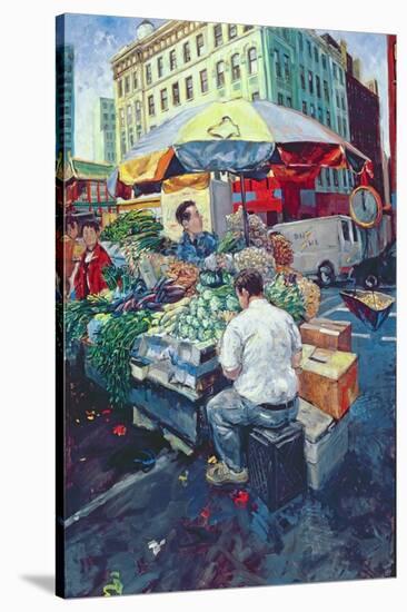 Chinese Vegetable Stall, 2000-Hector McDonnell-Stretched Canvas