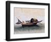 Chinese Vessel, Painting on Silk, 19th Century-null-Framed Giclee Print