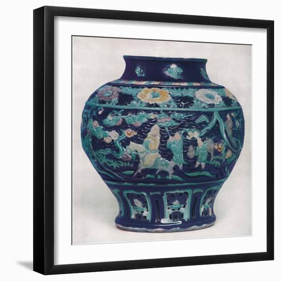 'Chinese Wine-Jar. Ming Period', 1368-1644, (1928)-Unknown-Framed Premium Giclee Print