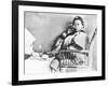 Chinese Woman Showing Her Uncovered Bound Foot Near an European Foot-John Thomson-Framed Giclee Print
