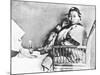 Chinese Woman Showing Her Uncovered Bound Foot Near an European Foot-John Thomson-Mounted Giclee Print
