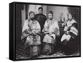 Chinese Women, C.1880-William Saunders-Framed Stretched Canvas