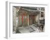 Chinese Women Walking in Street, Xingping, Guangxi Province, China-Jochen Schlenker-Framed Photographic Print