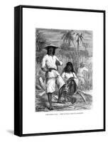 Chinese Workers, Cuba, 19th Century-Pelcoq-Framed Stretched Canvas