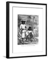 Chinese Workers, Cuba, 19th Century-Pelcoq-Framed Giclee Print