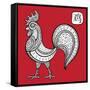 Chinese Zodiac. Animal Astrological Sign. Cock.-Katyau-Framed Stretched Canvas