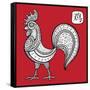 Chinese Zodiac. Animal Astrological Sign. Cock.-Katyau-Framed Stretched Canvas