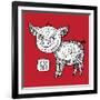 Chinese Zodiac. Animal Astrological Sign. Pig.-Katyau-Framed Art Print