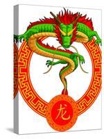 Chinese Zodiac Animal - Dragon-BluezAce-Stretched Canvas