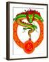 Chinese Zodiac Animal - Dragon-BluezAce-Framed Premium Photographic Print