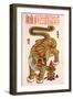 Chinese Zodiac Sign of the Tiger-null-Framed Giclee Print