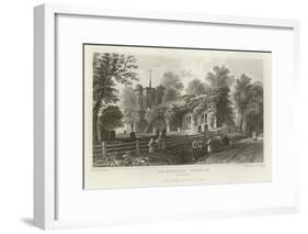 Chingford Church, Essex-William Henry Bartlett-Framed Giclee Print