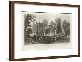 Chingford Church, Essex-William Henry Bartlett-Framed Giclee Print