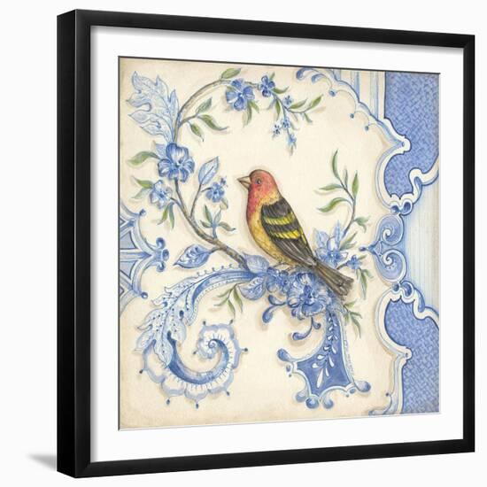 Chinoiserie Aviary I-Kate McRostie-Framed Premium Giclee Print
