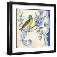 Chinoiserie Aviary II-Kate McRostie-Framed Art Print