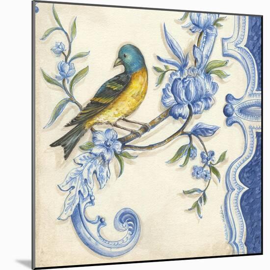 Chinoiserie Aviary II-Kate McRostie-Mounted Art Print