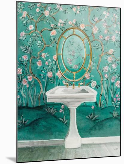 Chinoiserie Bath I-Julia Purinton-Mounted Art Print