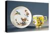 Chinoiserie Decorated Cup and Saucer, 1735-null-Stretched Canvas