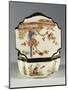 Chinoiserie Decorated Snuffbox Depicting People and Hedge Motifs, Ca 1740, China-null-Mounted Giclee Print