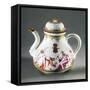 Chinoiserie Decoration Teapot-null-Framed Stretched Canvas