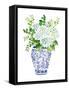Chinoiserie Hydrangea I-Mercedes Lopez Charro-Framed Stretched Canvas