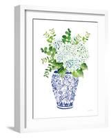 Chinoiserie Hydrangea I-Mercedes Lopez Charro-Framed Art Print