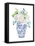 Chinoiserie Hydrangea II Blush-Mercedes Lopez Charro-Framed Stretched Canvas