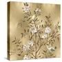 Chinoiserie in Gold I-Reneé Campbell-Stretched Canvas