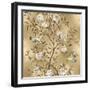 Chinoiserie in Gold II-Reneé Campbell-Framed Art Print