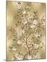Chinoiserie in Gold III-Reneé Campbell-Mounted Art Print