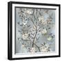 Chinoiserie in Silver II-Reneé Campbell-Framed Art Print