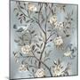 Chinoiserie in Silver II-Reneé Campbell-Mounted Art Print