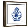 Chinoiserie V-Farida Zaman-Framed Art Print