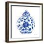 Chinoiserie V-Farida Zaman-Framed Art Print