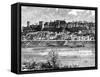 Chinon and the Vienne River, France, 19th Century-Taylor-Framed Stretched Canvas