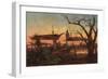 Chinook Burial Grounds, C.1870 (Oil on Canvas)-John Mix Stanley-Framed Giclee Print