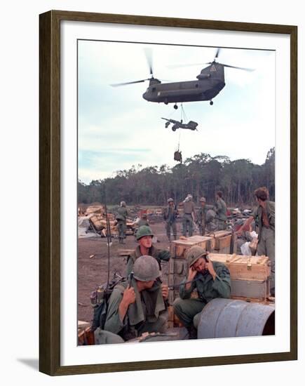 Chinook Helicopter-Associated Press-Framed Premium Photographic Print