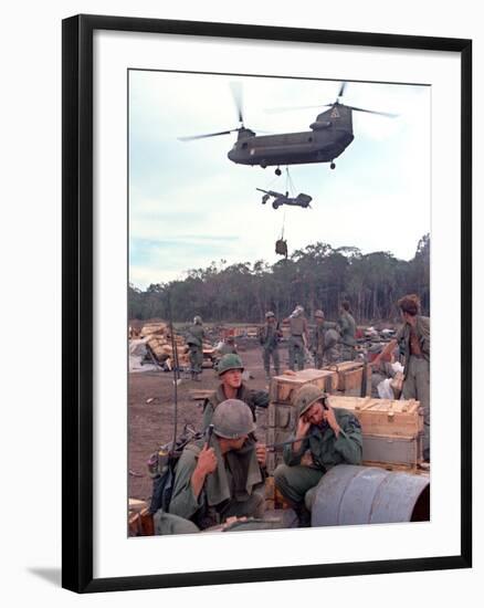 Chinook Helicopter-Associated Press-Framed Photographic Print