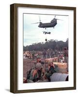 Chinook Helicopter-Associated Press-Framed Photographic Print