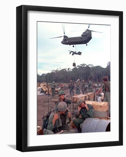 Chinook Helicopter-Associated Press-Framed Photographic Print