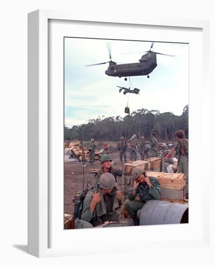 Chinook Helicopter-Associated Press-Framed Photographic Print