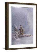 Chinook Legend of the Supernatural People Who Appeared in the Mists-James Jack-Framed Art Print